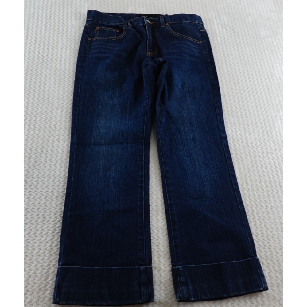 Calvin Klein Womens Skinny Straight Leg Dark Wash Denim Jeans Size 6